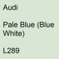 Preview: Audi, Pale Blue (Blue White), L289.